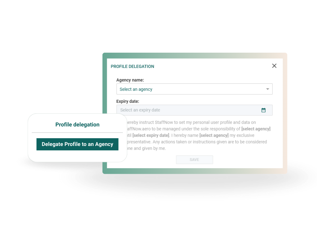 Profile delegation image